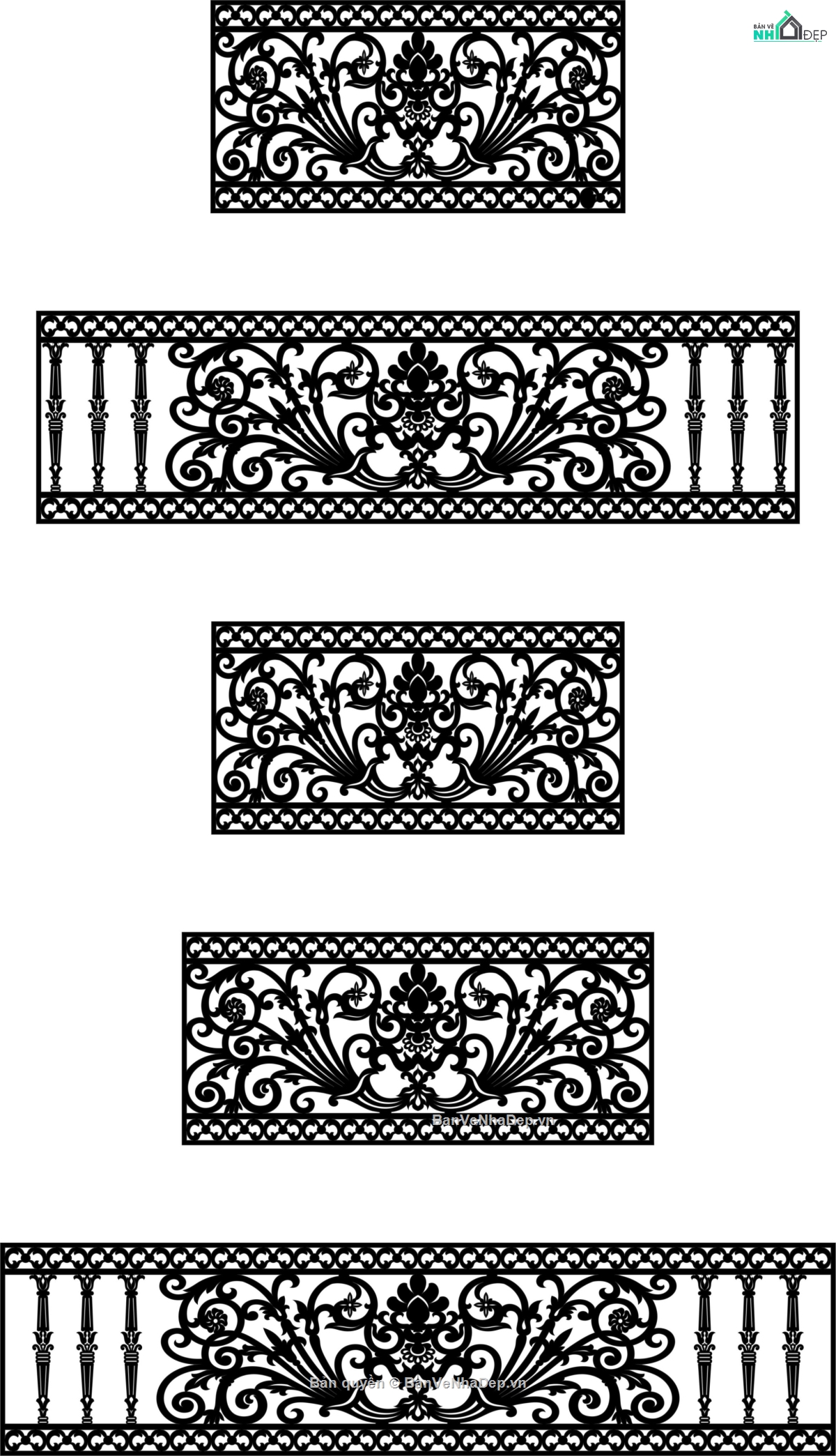 lan can cnc,File lan can cnc đẹp,File dxf lan can cnc,lan can cắt cnc